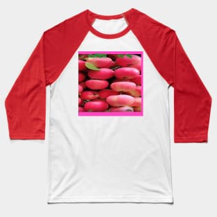 Apples Vineyard Design Baseball T-Shirt